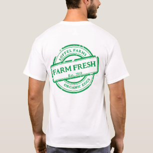 Benutzerdefinierte generische Farm-Gemüse-Eier-Pro T-Shirt