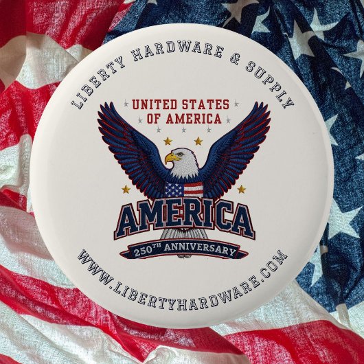 Benutzerdefinierte Geschäft-Promo-Button USA 250 N Button