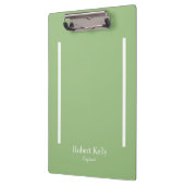 Benutzerdefinierte Geschäftsbereiche mit grünen un Klemmbrett (Links)