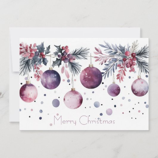 Benutzerdefinierte Geschäftskorporation Weihnachts Feiertagskarte (Vorderseite)