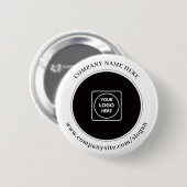 Benutzerdefinierte Geschäftslogo-Branding für Werb Button (Vorne & Hinten)