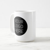 Benutzerdefinierte Geschäftslogo-Kaffeetasse mit M Kaffeetasse (Vorderseite Links)