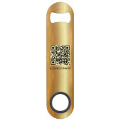 Benutzerdefinierte Geschäftslogo-QR-Code-URL Glamo Speed Flaschenöffner (Rückseite)
