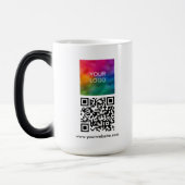 Benutzerdefinierte Geschäftslogo QR-Code-Vorlage h Verwandlungstasse (Links)