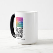 Benutzerdefinierte Geschäftslogo QR-Code-Vorlage h Verwandlungstasse (Vorderseite Links)