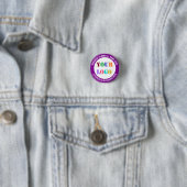 Benutzerdefinierte Geschäftslogo Social Media Butt Button (Beispiel)