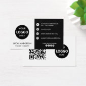 Benutzerdefinierte Geschäftslogo-Website Social Me (Schreibtisch)