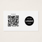 Benutzerdefinierte Geschäftslogo-Website Social Me (Rückseite)