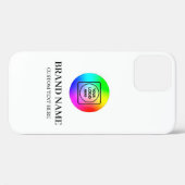 Benutzerdefinierte Geschäftslogo-Werbeschablone ip Case-Mate iPhone Hülle (Rückseite (Horizontal))