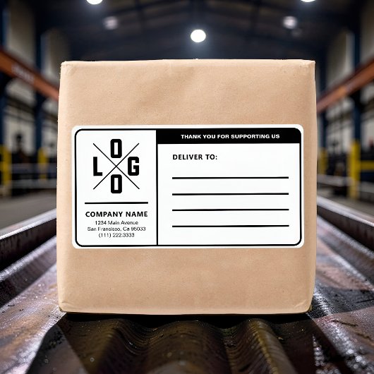 Benutzerdefinierte Geschäftsversandadresse mit Log