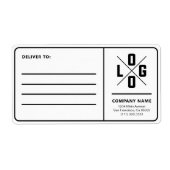 Benutzerdefinierte Geschäftsversandadresse mit Log (Vorne)