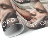 Benutzerdefinierte Geschenke für den besten Vater Geschenkpapier (Rolleneckpunkt)