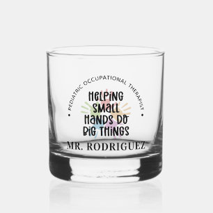 Benutzerdefinierte Geschenke für pädiatrische Ergo Whiskyglas