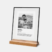 Benutzerdefinierte Geschenkwörterbuch-Definition F Acrylschild (Winkel)