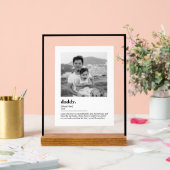 Benutzerdefinierte Geschenkwörterbuch-Definition F Acrylschild (Hochzeit)