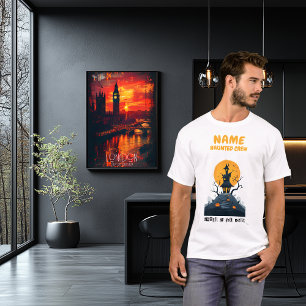 benutzerdefinierte geschlossene Crew Halloween-Shi T-Shirt