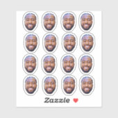 Benutzerdefinierte Gesicht-Sticker Aufkleber (Blatt)