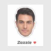 Benutzerdefinierte Gesicht-Sticker – Personalisier Aufkleber (Blatt)