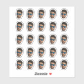 Benutzerdefinierte Gesicht-Sticker Personalisiert Aufkleber (Blatt)