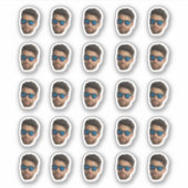 Benutzerdefinierte Gesicht-Sticker Personalisiert Aufkleber (Vorderseite)