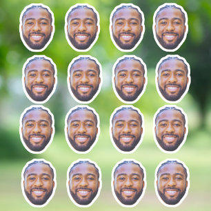 Benutzerdefinierte Gesicht-Sticker, Personalisiert Aufkleber