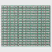 Benutzerdefinierte Gesichter Unkrautmuster Geschenkpapier (Flach)