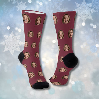 Benutzerdefinierte Gesichts-Socken Personalisierte Socken