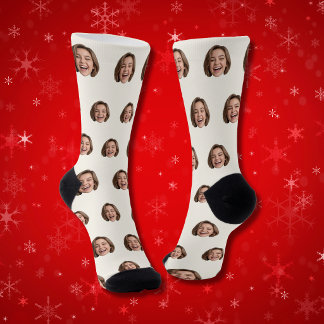 Benutzerdefinierte Gesichts-Socken Personalisierte Socken