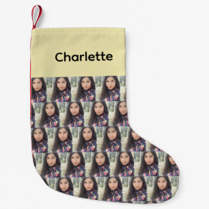 Benutzerdefinierte Gesichtsocken - Foto Sock, kund Kleiner Weihnachtsstrumpf