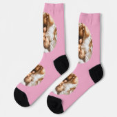 Benutzerdefinierte Gesichtssocken – Personalisiert Socken (Linkes Detail)