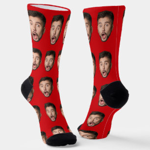 Benutzerdefinierte Gesichtssocken Personalisiertes Socken