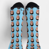 Benutzerdefinierte Gesichtssocken Socken (Oben)