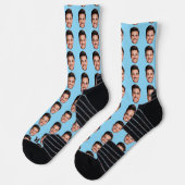Benutzerdefinierte Gesichtssocken Socken (Links)