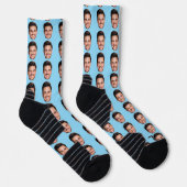 Benutzerdefinierte Gesichtssocken Socken (Rechts)
