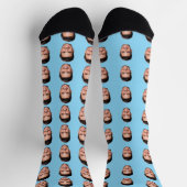 Benutzerdefinierte Gesichtssocken Socken (Oben)