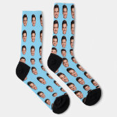 Benutzerdefinierte Gesichtssocken Socken (Rechts)