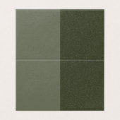 Benutzerdefinierte geteilte, grüne Zeltkarte (Außenseite Aufgefaltet)