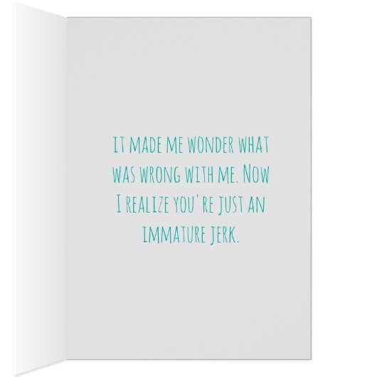 Benutzerdefinierte Ghosting-Message-Karte (Innen (Rechts))