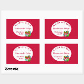 Benutzerdefinierte Gift-Canning-Labels Rechteckiger Aufkleber (Blatt)