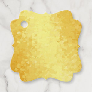 Benutzerdefinierte Glamour-Faux-Gold-Herzen-Schabl Geschenkanhänger
