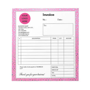 Benutzerdefinierte Glitter Pink Cheetah Druck Rech Notizblock
