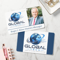 Benutzerdefinierte globale Tech-Foto-ID-Namensschi