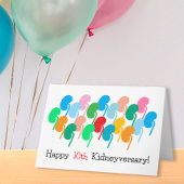 Benutzerdefinierte glücke Kidneyversary und viele Karte