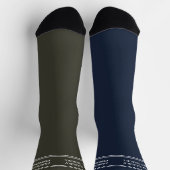 Benutzerdefinierte Glücks-Angler-Socken, Lustiger Socken (Oben)