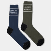 Benutzerdefinierte Glücks-Angler-Socken, Lustiger Socken (Rechts)
