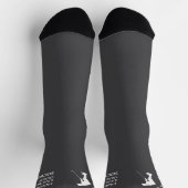 Benutzerdefinierte Glücks-Golf-Socken, Geburtstag Socken (Oben)