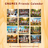Benutzerdefinierte Gnome-Freunde lustig bunt Bd. 4 Kalender