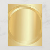 Benutzerdefinierte Gold-Look glamouröse Vorlage Hi (Vorderseite)