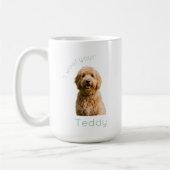 Benutzerdefinierte Golden Doodle Foto I Wuffe Dich Kaffeetasse (Links)