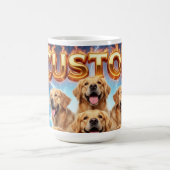 Benutzerdefinierte Golden Retriever Kosmische Blit Kaffeetasse (Mittel)